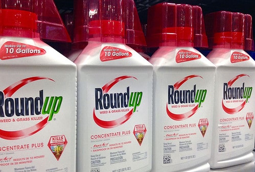Bottles of Roundup