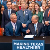 Robert F. Kennedy Jr. and Greg Abbott