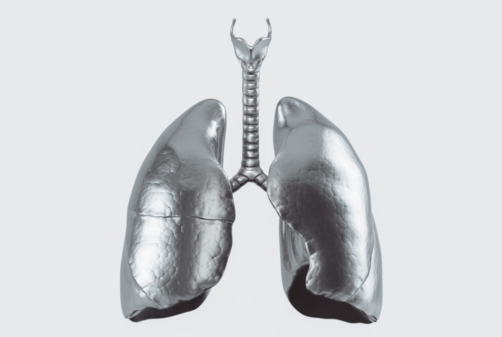 Lungs made out of metal