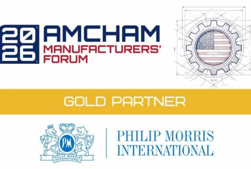 Philip Morris tobacco company was the 'Gold Partner' at a March 2026 AmCham event in Poland.